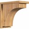Ekena Millwork Huntington Smooth Corbel w/Backplate, Western Red Cedar, 7 1/2"W x 14"D x 14"H COR08X14X14HUN01SWR - alternate 1